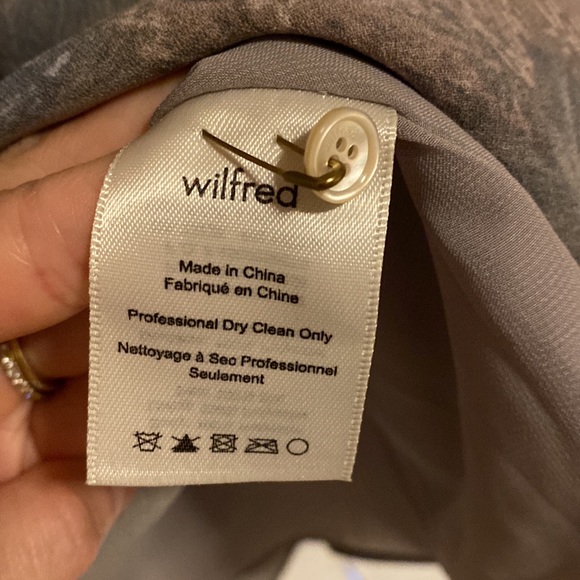 Aritzia Wilfred Printed Myosotis Shift Dress - Picture 6 of 7